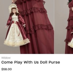 Porcelain Doll Crossbody Purse-Sold
